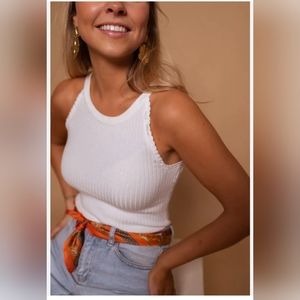 SALE!Blaes Knit Ribbed Sweater Tank Top - Easy Clothes / Season - Size M/L - NWT
